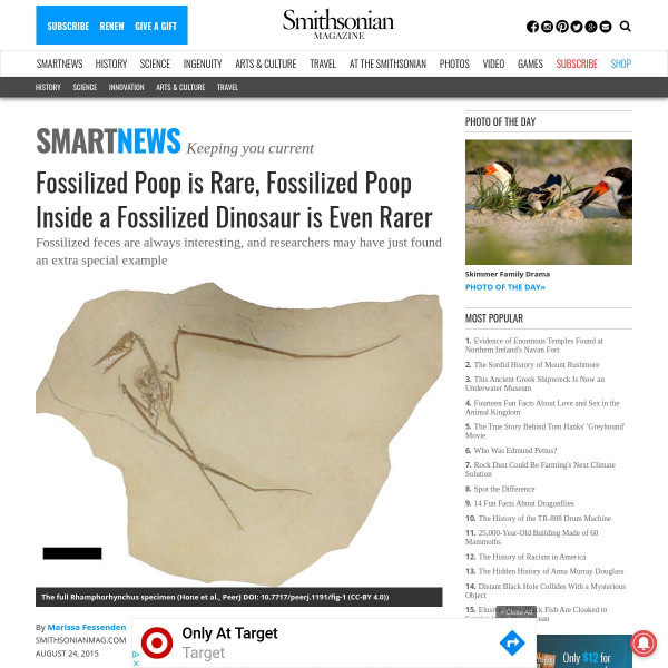 Resources :: Fossilized Poop Is Rare, Fossilized Poop Inside A ...