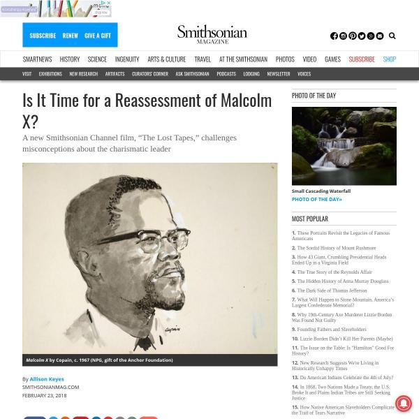 Resources Is It Time For A Reassessment Of Malcolm X Smithsonian Learning Lab