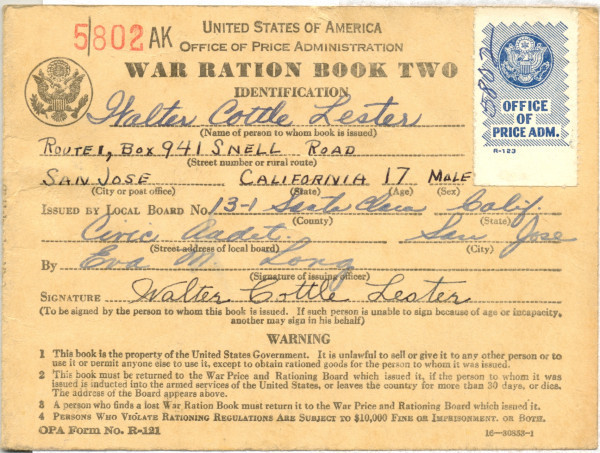 Collections :: Cottle Ranch During World War II | Smithsonian Learning Lab