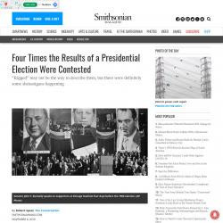 Resources :: Four Times the Results of a Presidential Election Were