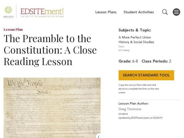 The Origins of the U.S. Constitution